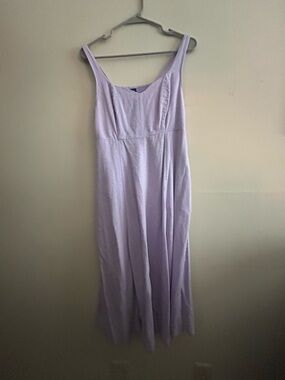 Old Navy Lavender Linen Maxi Dress